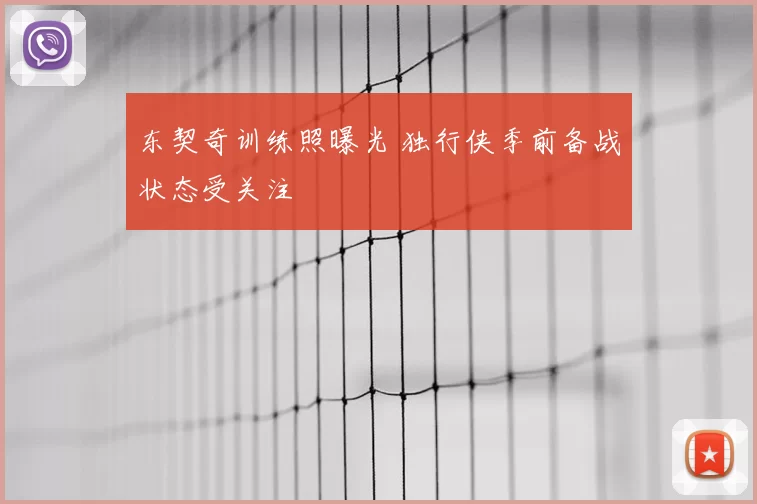 东契奇训练照曝光 独行侠季前备战状态受关注